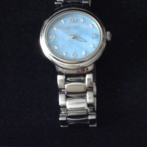 Ellen Tracy mother of pearl watch